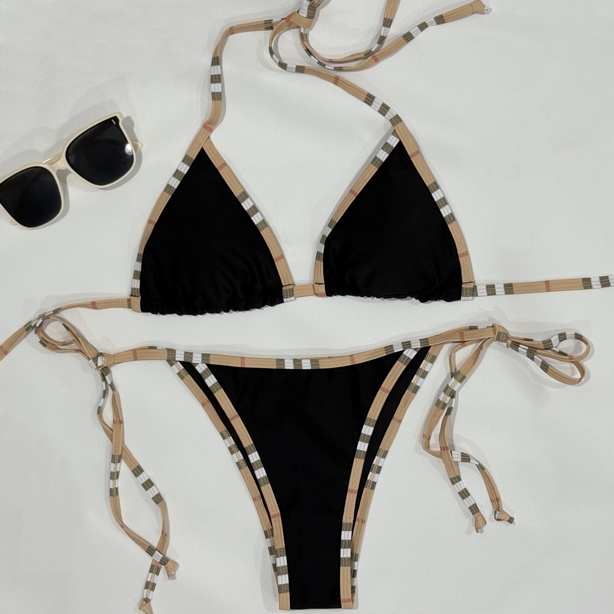 Verona Striped Halter Bikini Two-piece Secondary image