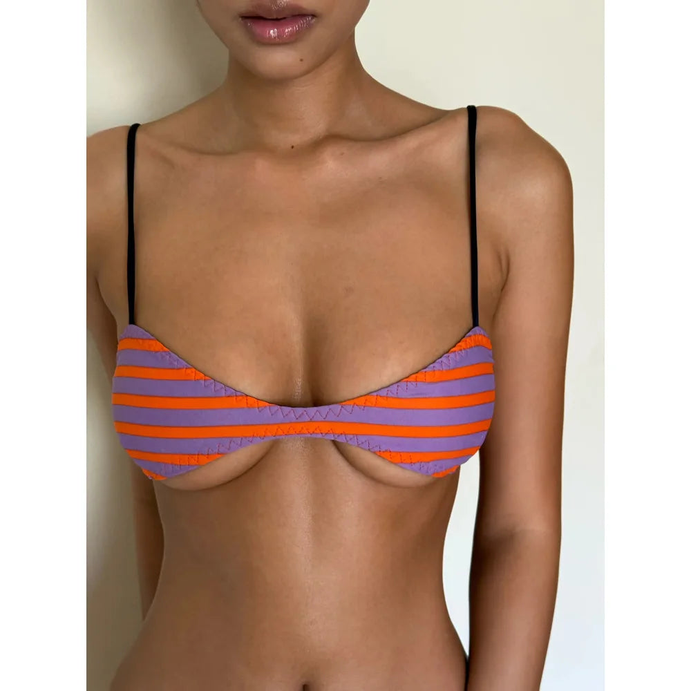 Sienna Sunset Stripe Swimwear Two-piece