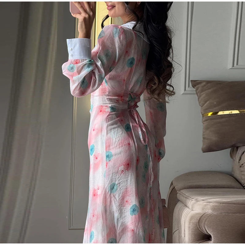 Honora Bodycon Long-Sleeve Maxi Dress