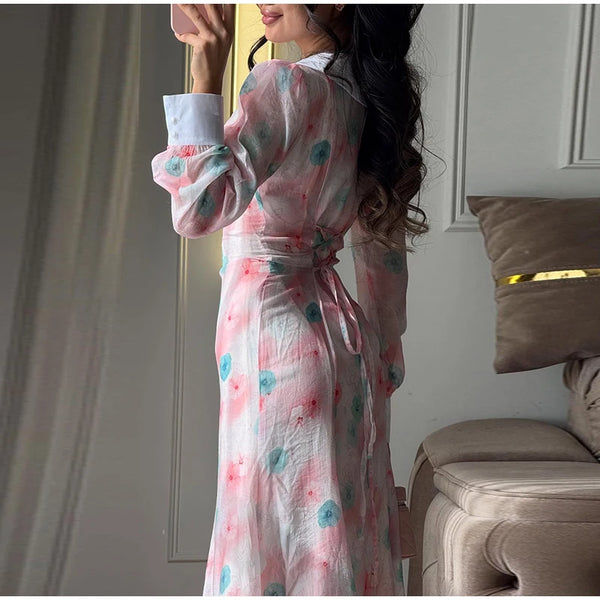 Honora Bodycon Long-Sleeve Maxi Dress