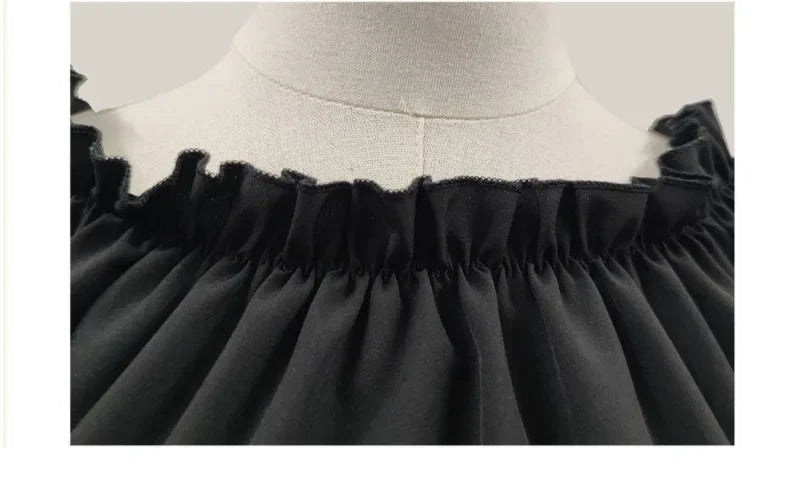 Isadora Pirate Costume Separates: Off-Shoulder Top, Tattered Skirt & Accessories