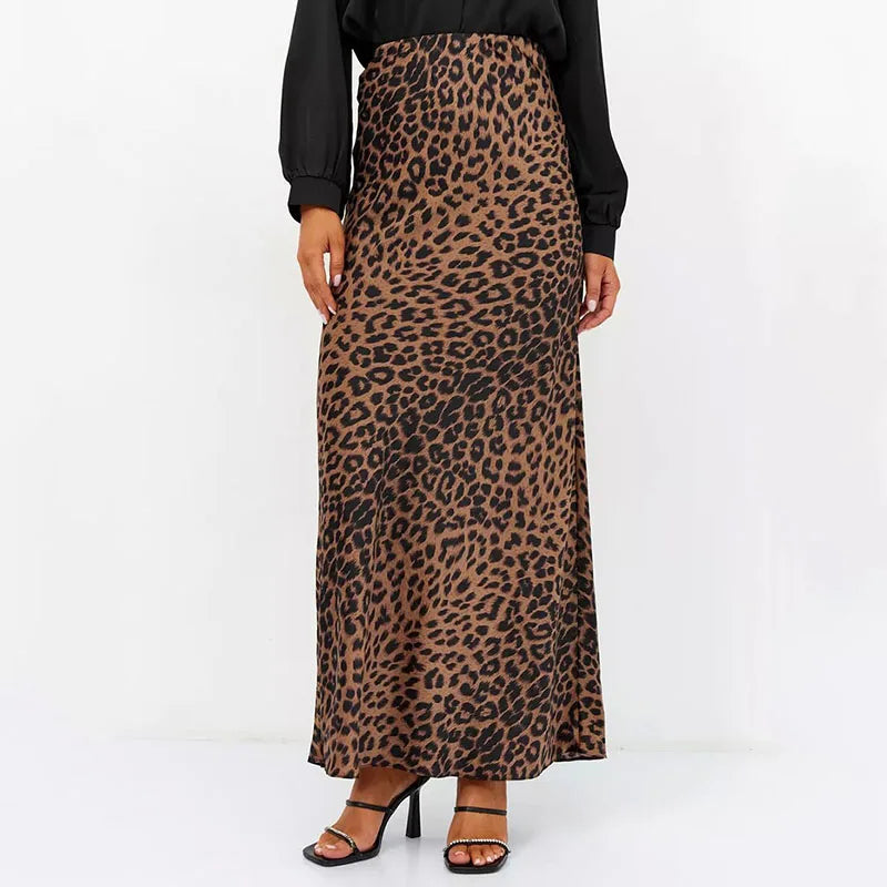 Ottilie Satin Midi Skirt One-piece