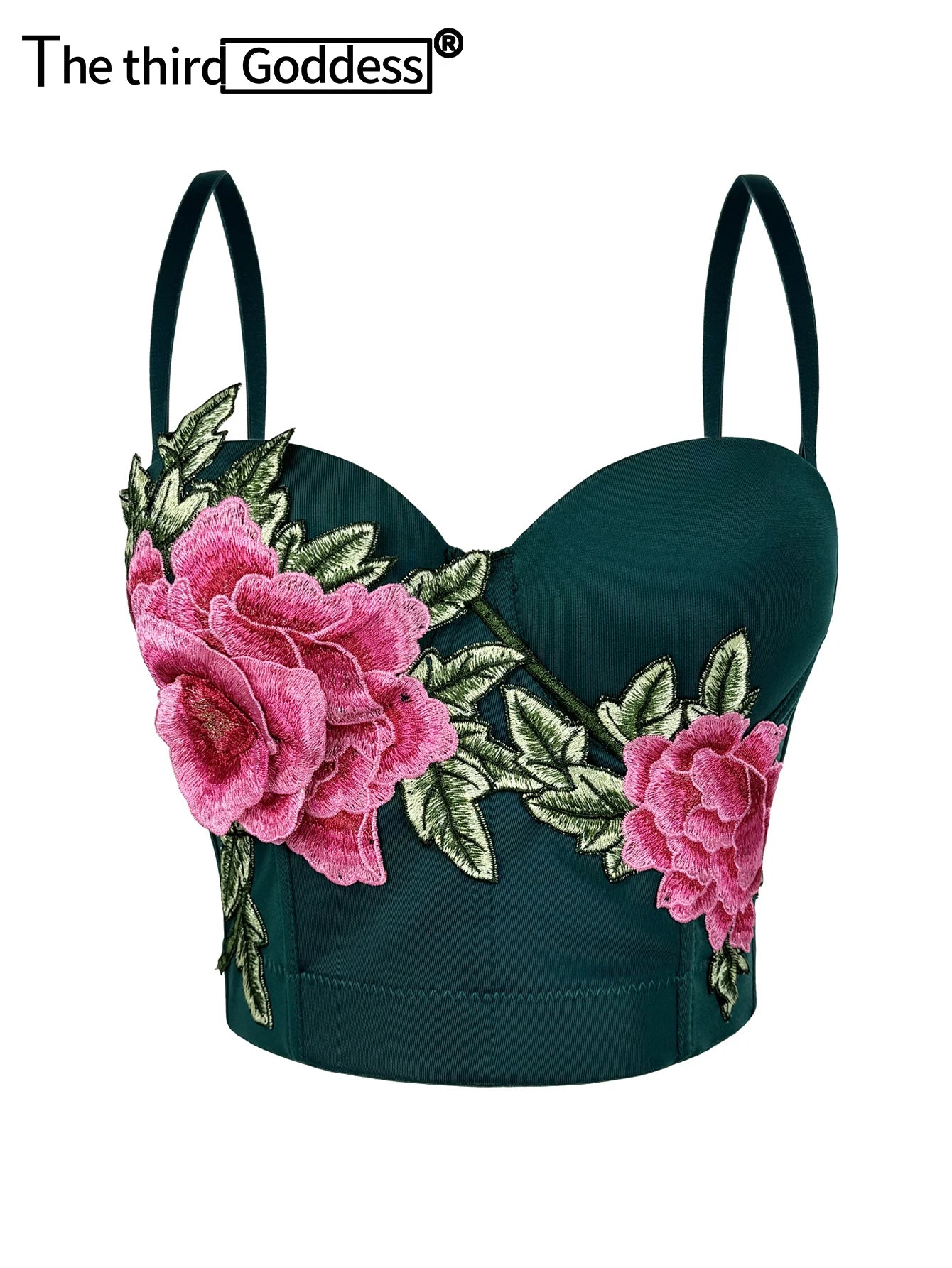Sexy halter embroidery corset crop top women summer club party tank tops for woman clothing black white cropped tube top hotwife