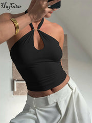 Sabrina Noir Halter Top One-piece