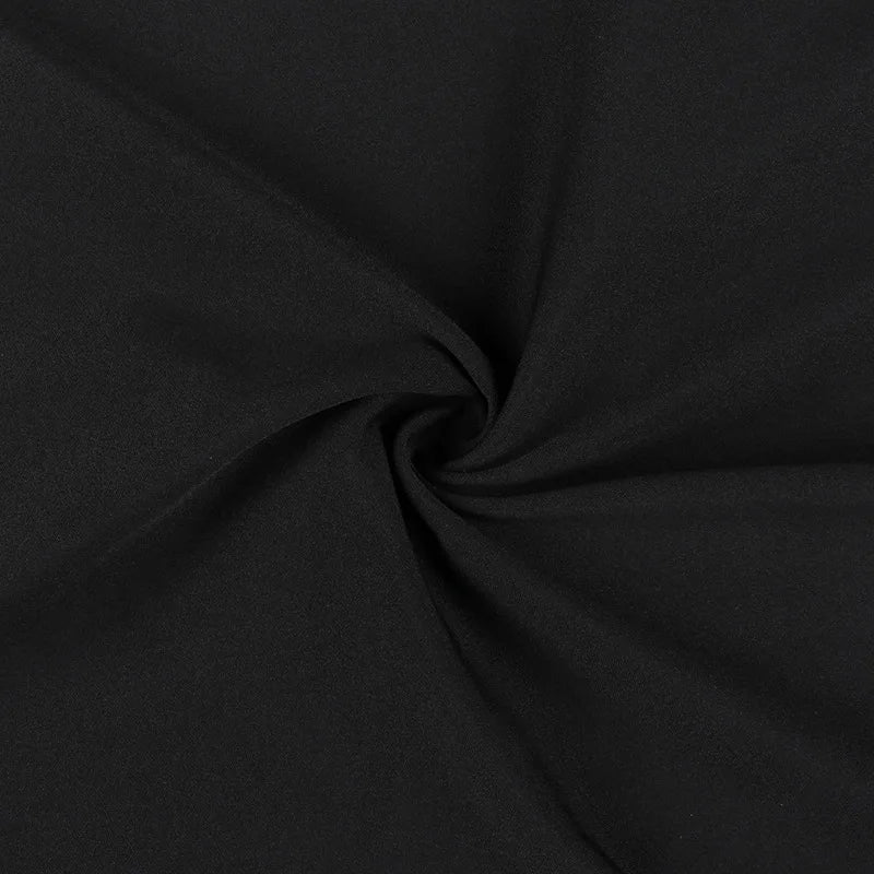 Noire Lace-Trim Tie-Front Midi Dress