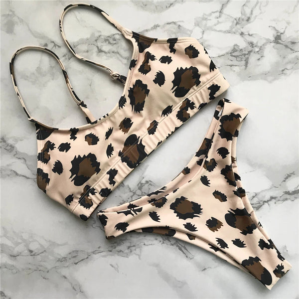 Jacinta Animal Print Bikini Two-piece