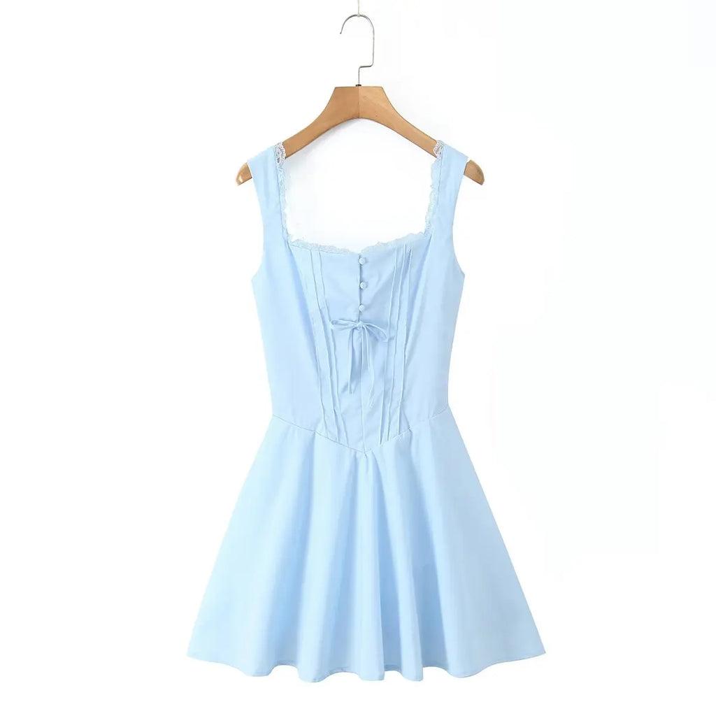 Maeve A-Line Lace Mini Dress