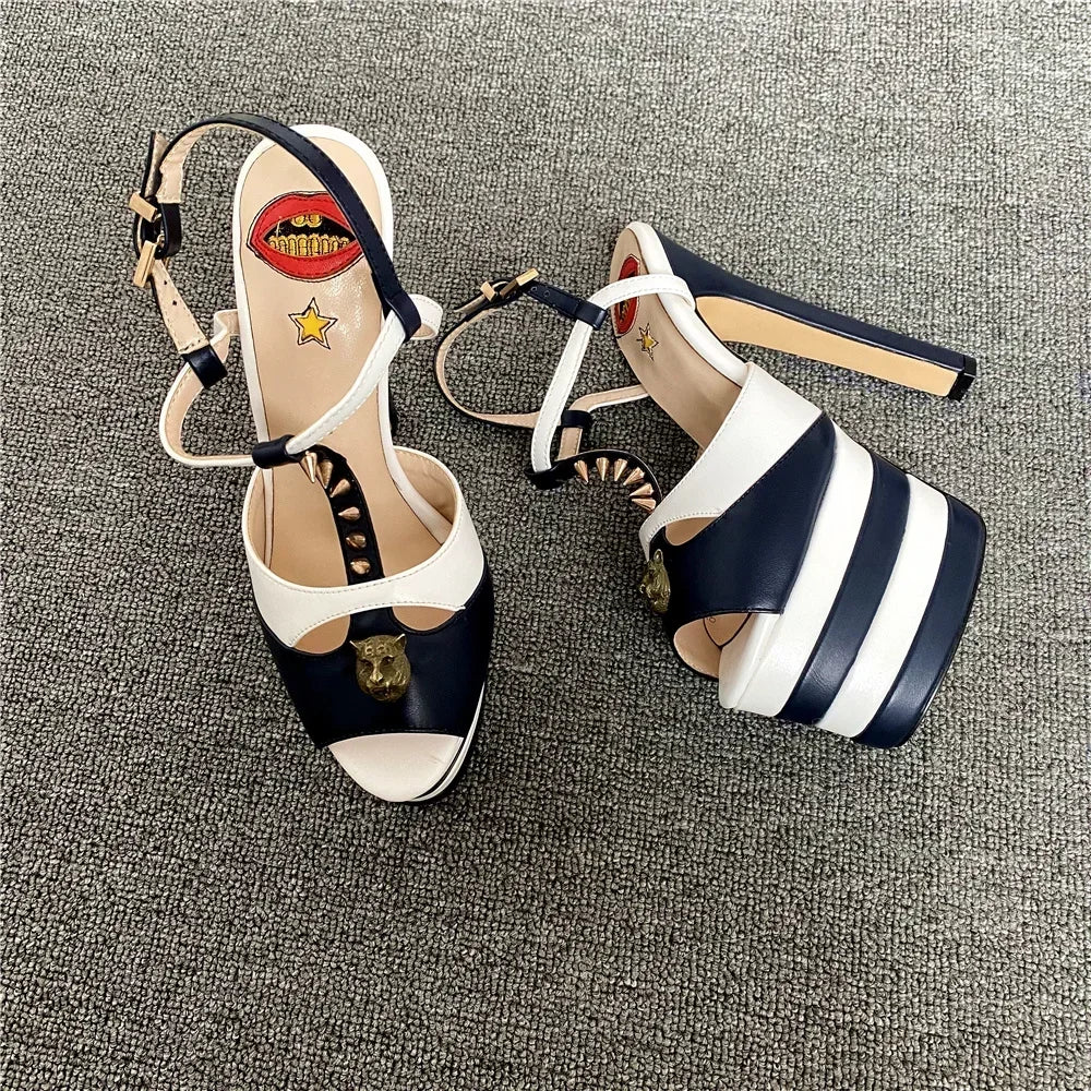 Amabel Transparent Rhinestone Stiletto Sandals