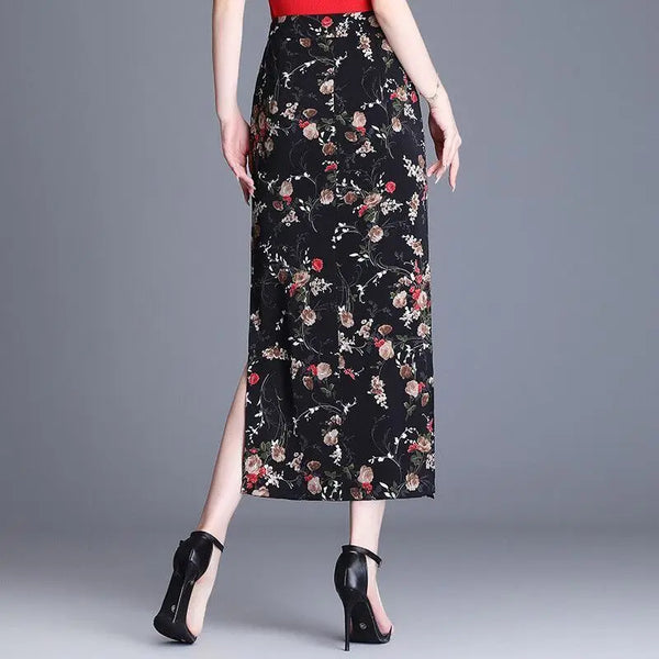 Hadley A-Line Floral Midi Skirt One-piece