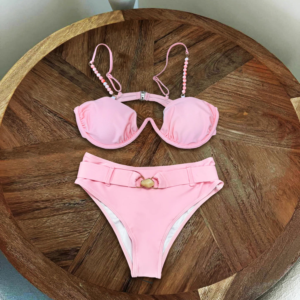 Carmela Crochet High-Cut Bikini Two-piece