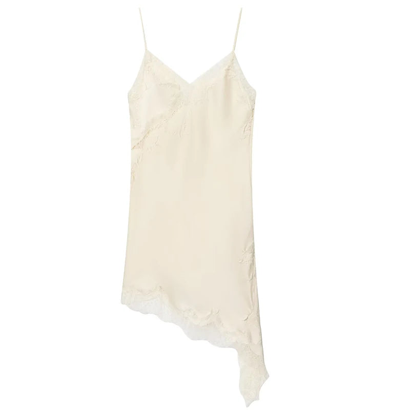 Valleria Multi-Style Asymmetrical Lace Mini Dress