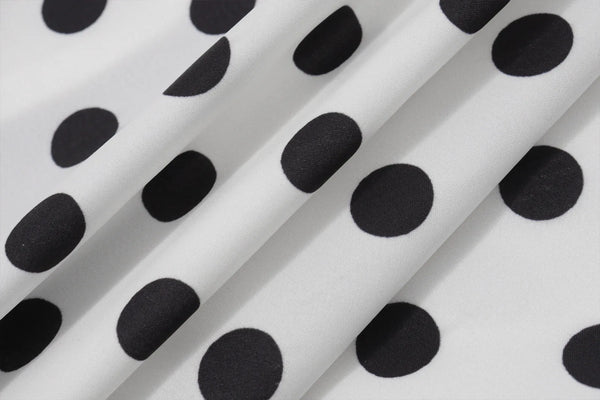 Carys Polka-Dot Tie-Front Halter Crop Top One-piece