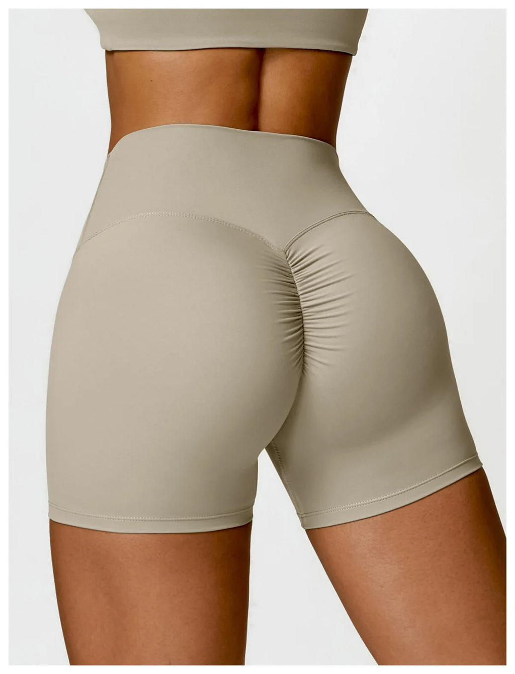 Kaia Quick-Dry High-Waist Yoga Shorts One-piece