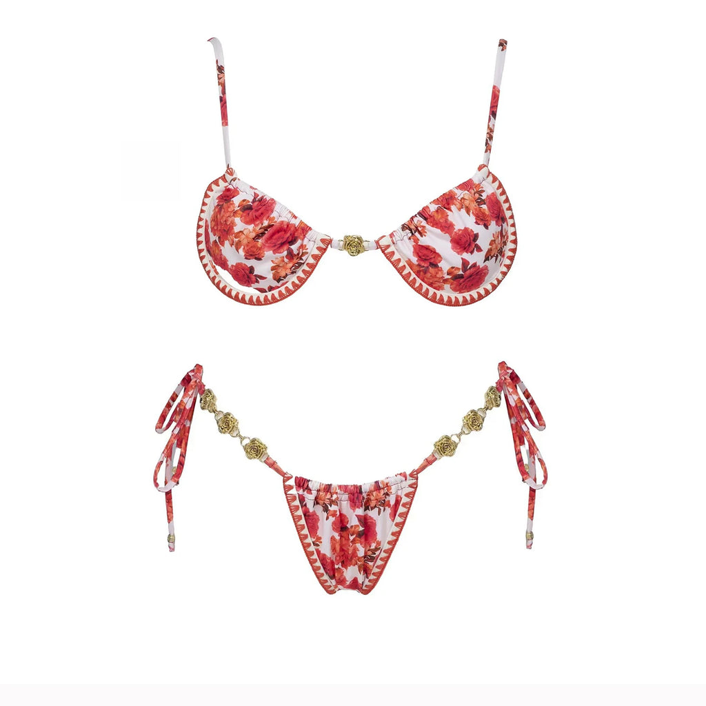 Zahara Printed Micro Bikini Two-piece
