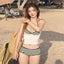 Sasha Striped Crop Bikini Two-piece