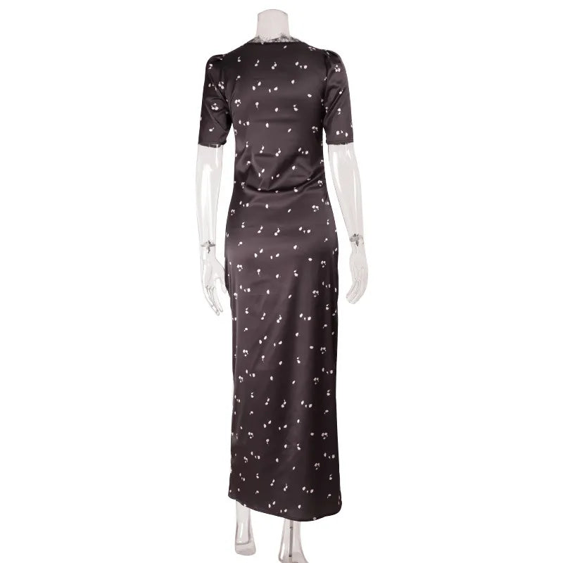 Francesca Bodycon Lace Maxi Dress
