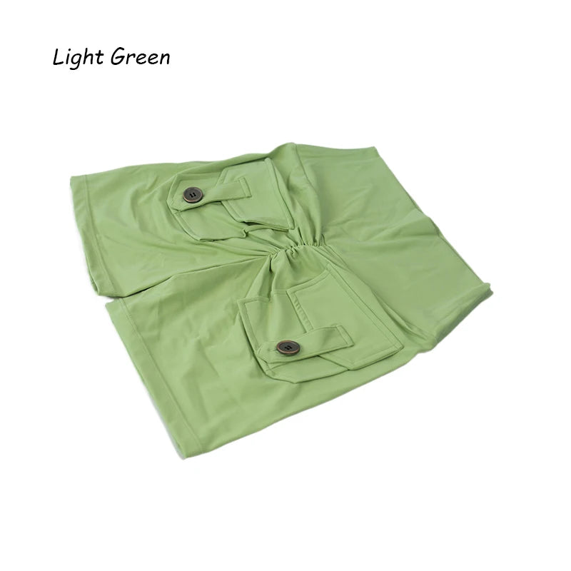 Mira Pocket Scrunch High-Waist Yoga Shorts One-piece