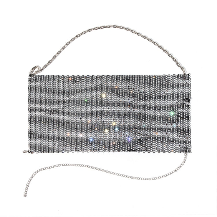Leqoel Rhinestone Tops for Women 2022 Fashion Sleeveless Halter Hollow Out Shiny Metal Cropped Mesh Tank Sexy Backless Top
