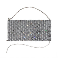 Leqoel Rhinestone Tops for Women 2022 Fashion Sleeveless Halter Hollow Out Shiny Metal Cropped Mesh Tank Sexy Backless Top