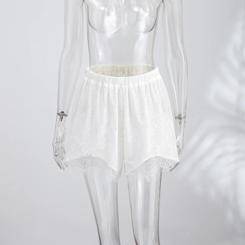 Style 84 Lace Shorts Apparel One-piece