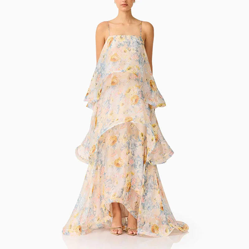 Kendra Ruched Maxi Dress