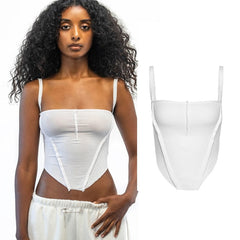 Bella's Vintage Mesh Crop Top