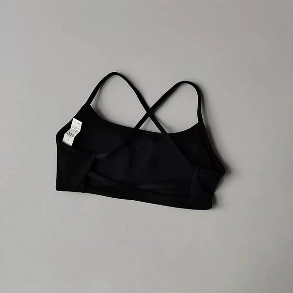 Vera Cross-Back Quick-Dry Sports Bra Top One-piece