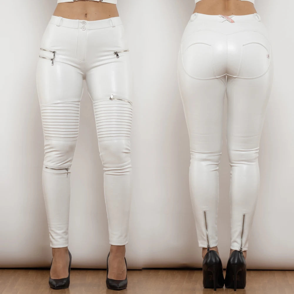 Melody Slim Faux Leather Pants
