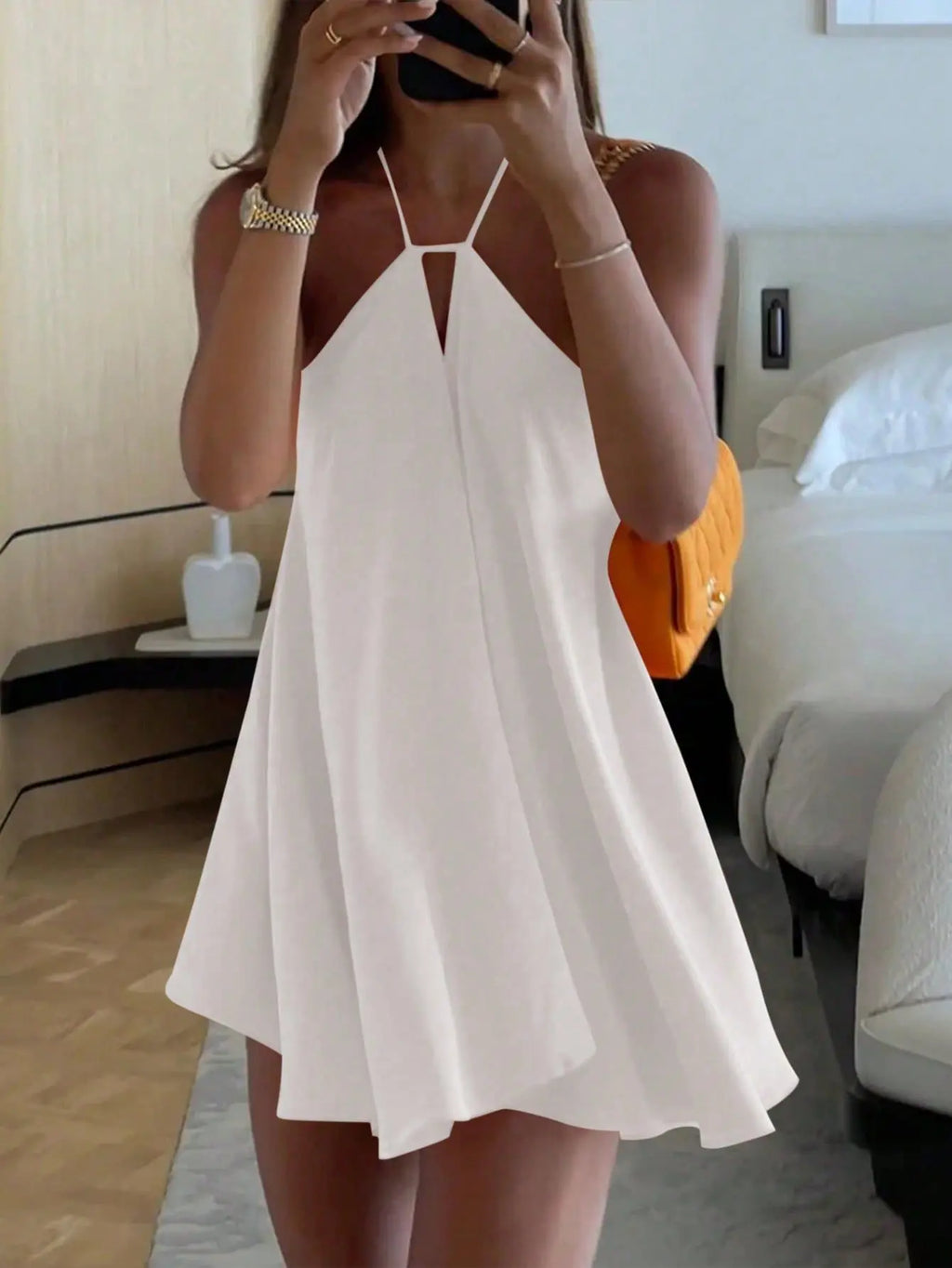 Daphne Off-Shoulder Cutout Printed Maxi Dress