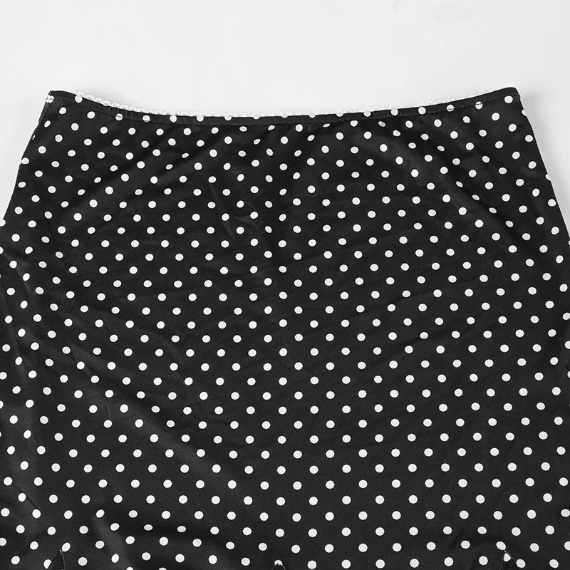 Danica Polka Dot Midi Skirt One-piece