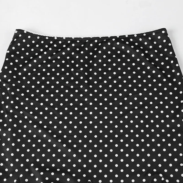 Danica Polka Dot Midi Skirt One-piece