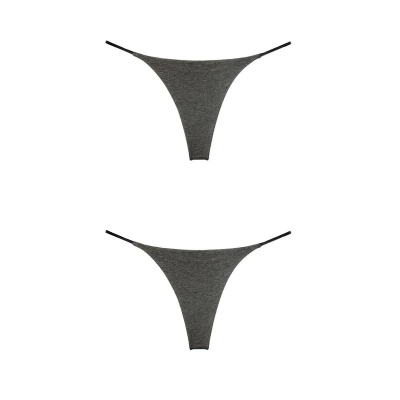 1/2/4pcs Panties Cotton Women'S Underwear Sexy Panties Female Underpants Thong Solid Color Pantys Lingerie S-XL Low-Rise Design