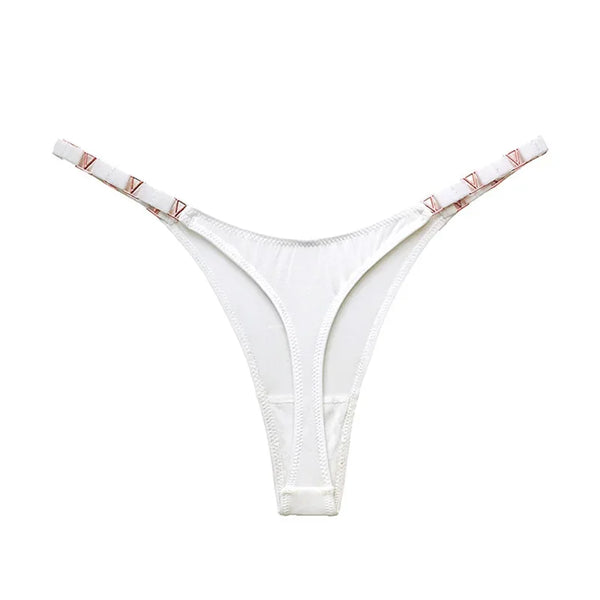 Saffira V-Shape Hardware G-String Panty Lingerie One-piece