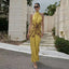 Violette A-Line Satin Maxi Dress