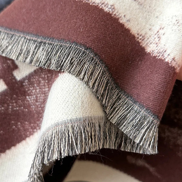 Ariella Printed Winter Shawl Scarf