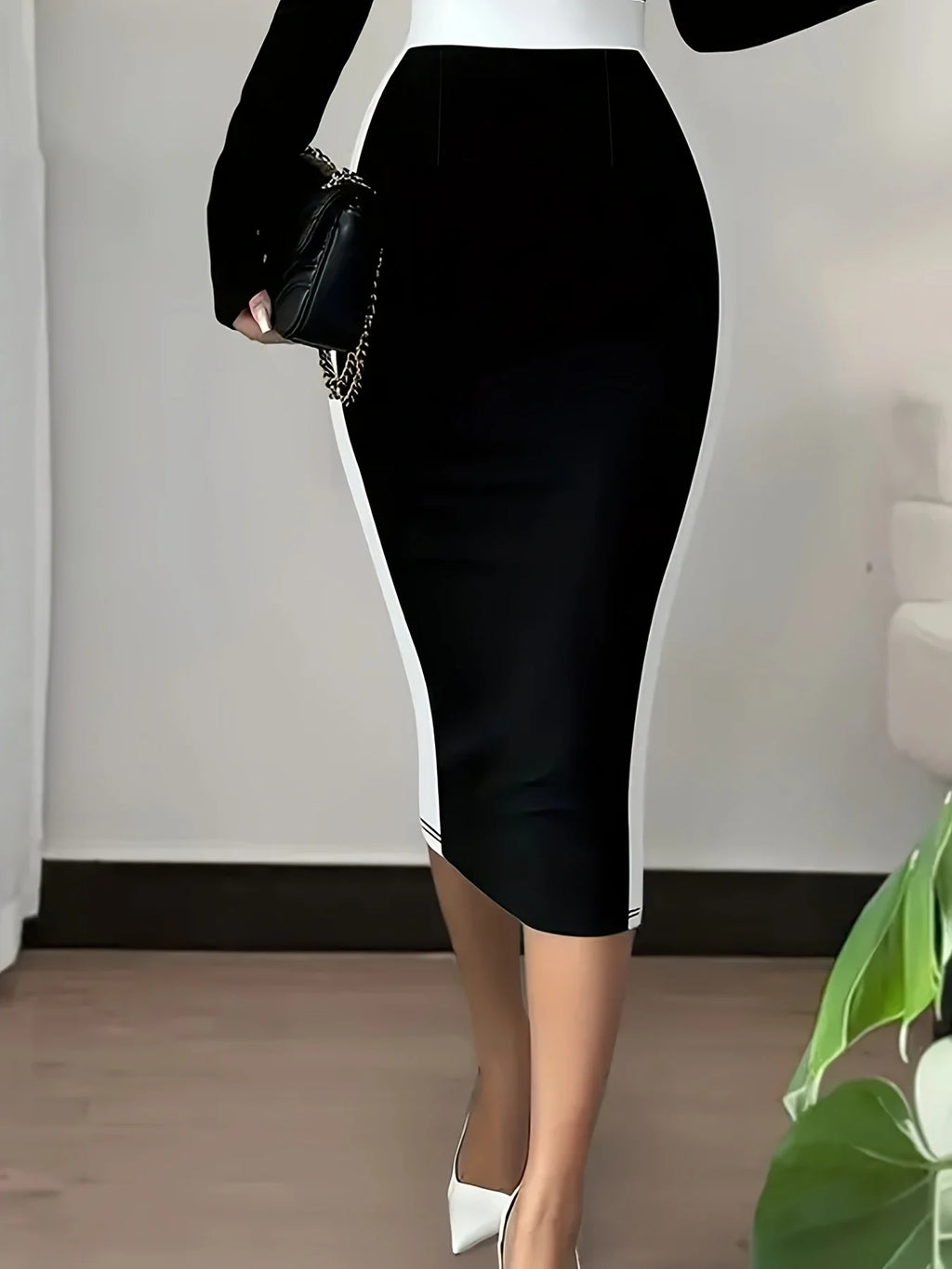 Delia Bodycon Midi Skirt One-piece