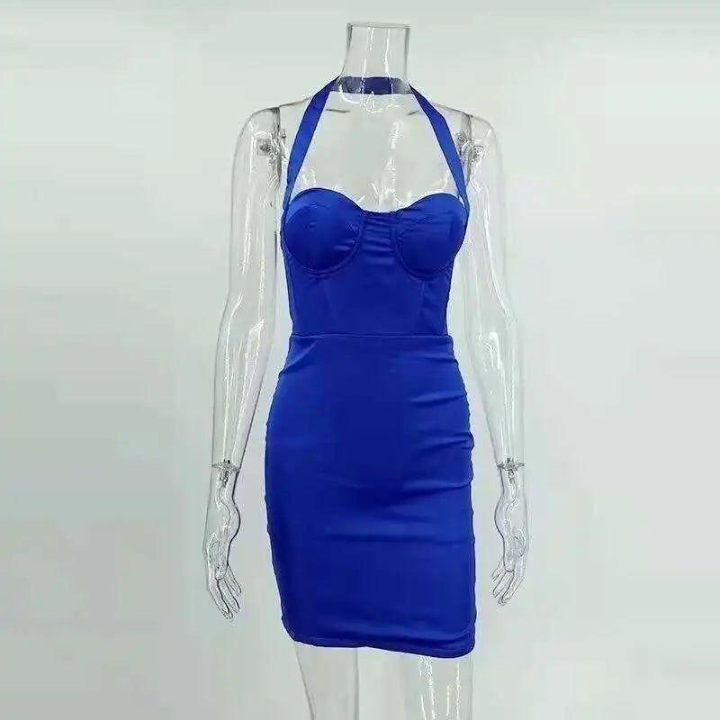 Aurelina Glitter Strapless Ruched Bodycon Mini Dress