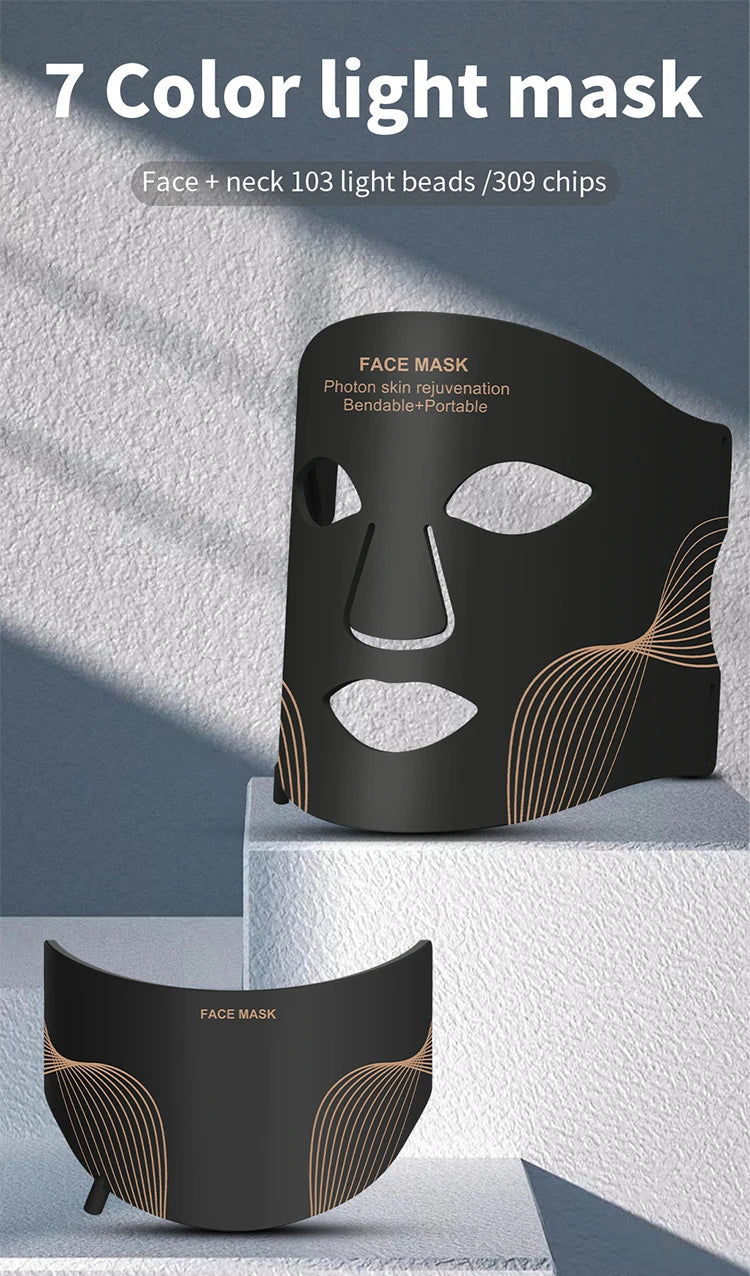 7-Color LED Face & Neck Mask