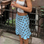 Vintage Y2K Polka Dot Midi Skirt Women High Waist Ruffle Hem Silky Satin Flared Skirt Casual Summer Streetwear Party Skirt
