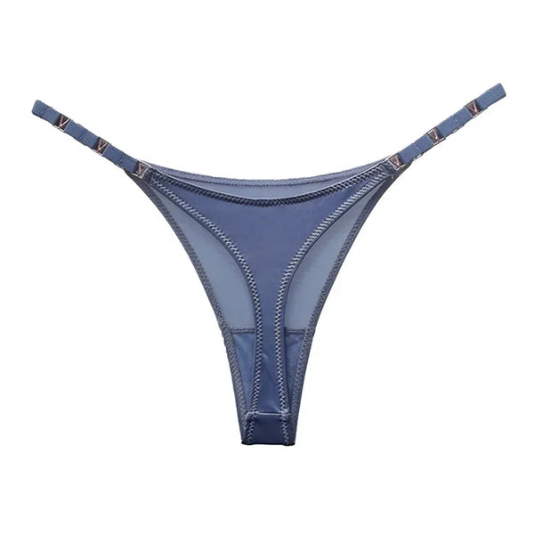Saffira V-Shape Hardware G-String Panty Lingerie One-piece