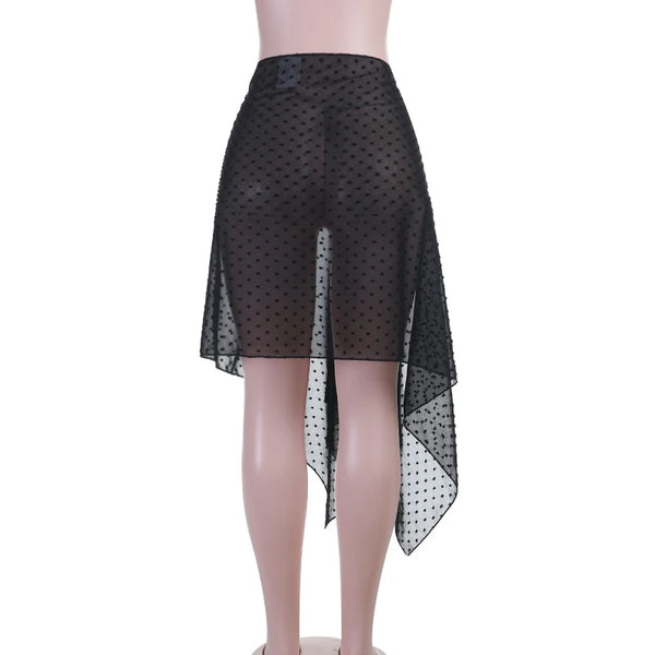 Isolde Cutout Lace Midi Skirt One-piece