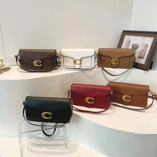 New Women's Small Square Bag, High-Quality Solid Color Multifunctional Shoulder Bag, Crossbody Bag, Daily Commuting Handbag
