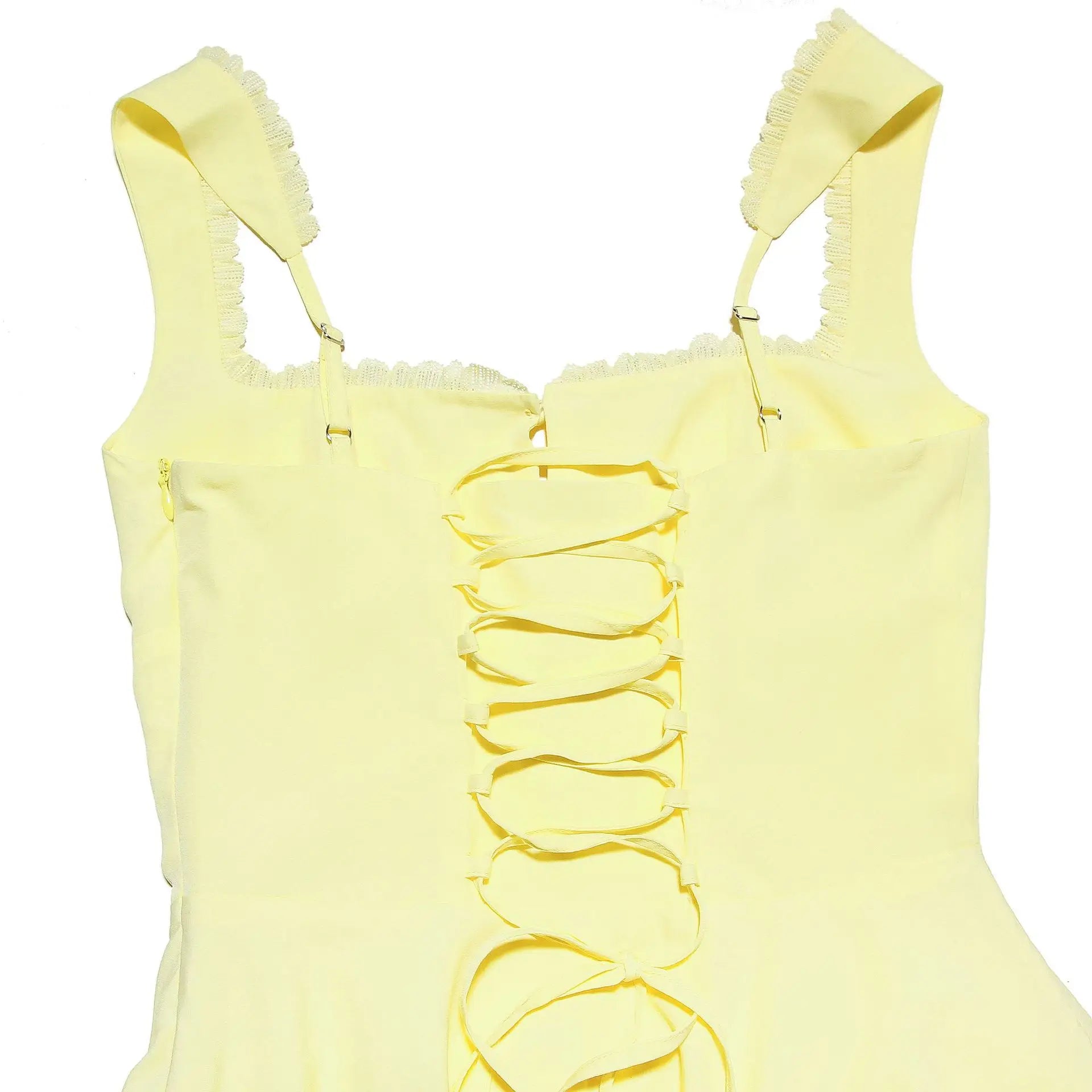 Luna Soleil Corset Flare Mini Dress One-piece