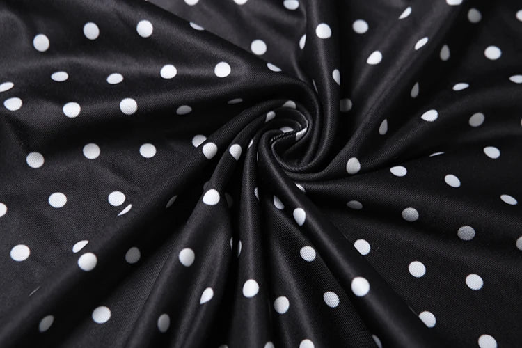 Sabeline Polka-Dot Strappy Backless Bodycon Cami Mini Dress
