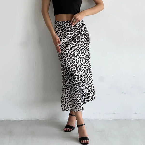 Ottilie Satin Midi Skirt One-piece