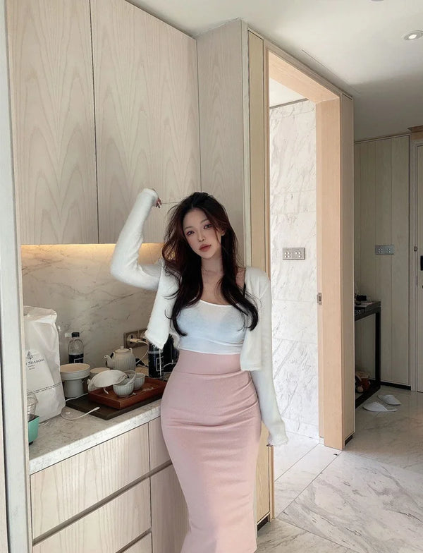 Cosima Elegant Midi Skirt One-piece
