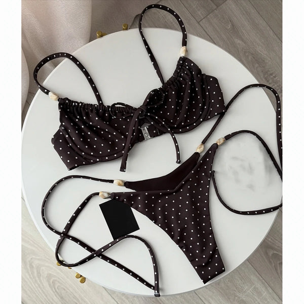 Maribel Beaded Push-Up Bikini Two-piece