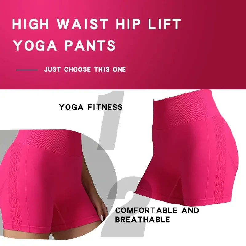 Naya Seamless High-Waist Yoga Shorts One-piece