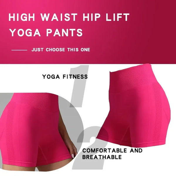 Naya Seamless High-Waist Yoga Shorts One-piece