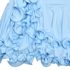 Aria Blush Ruffle Halter Mini Dress